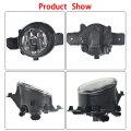 Wflnhb Fog Lights Replacement For 2013-2015 Altima Sedan 4-door Clear Lens With Front Bumper Bezel Wires Switch Bulbs Left