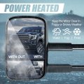 Left Driver Side Powered Heated Telescoping Rear View Towing Mirror Compatible With Silverado Sierra Gmt800 03-07