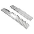 Jmtaat Front Rear License Plate Panel For 1964 Chevy Chevrolet Impala Bel Air Biscayne Bumper Face Bar Chrome Silvery Steel 