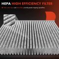 A-premium 2-pc Cabin Air Filter W Activated Carbon Compatible With Chevy Gmc Hyundai Kia Saturn Captiva Sport Equinox Terrain