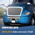 Auto Dynasty Full Led Drl Front Bumper Driving Fog Light Lamps Compatible With International Lt625 2018-2022 Driver And