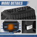 Auto Dynasty Full Led Drl Front Bumper Driving Fog Light Lamps Compatible With International Lt625 2018-2022 Driver And