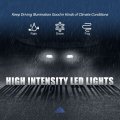 Auto Dynasty Full Led Drl Front Bumper Driving Fog Light Lamps Compatible With International Lt625 2018-2022 Driver And