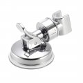 Uxcell Shower Head Holder Adjustable Suction Cup Wall Mount Handheld Bracket 105mm Silver Tone