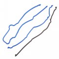 Uxcell 1 Set Timing Cover Gasket Replaces No 3l3z6020da 3l3z6020ea Xw4z6700aa For Ford Expedition F150 F250 F350
