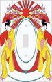 Asian Geisha Design Decorative Switchplate Cover 