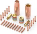 Mig Welding Torch Accessories Kit 045 Tip Nozzle Diffuser For Miller Millermatic M-25 M-40 Hobart 