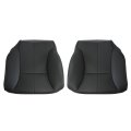 Dark Gray Microfiber Leather Bottom Seat Covers For Dodge Ram 1500 2500 3500 1998 1999 2000 2001 2002 Driver And Passenger Side 