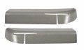 1990-1993 Mustang Convertible Seat Safety Belt Feed Feeder Bezels Pair Grey 