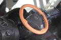 14 25 -15 Steering Wheel Wrap Cover Pvc Leather Stitch On With Needle Thread Orange Brown Color 43004 