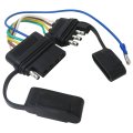 4 Pin To 5 Flat Wire Harness Adapter Way Trailer For Boat W Surge Brakes Replacement Hitch Wiring 