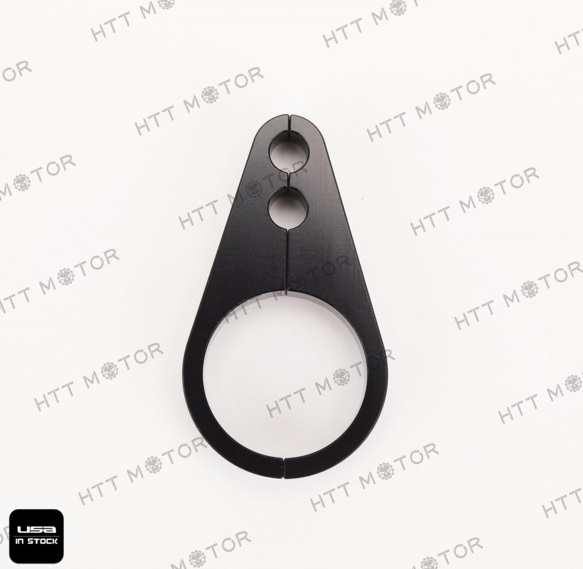 Httmt H2315-1- Throttle Clutch Cable Brake Line Clamp For H-d Chopper Bobber 1 25mm Black