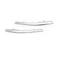 Grille Trim For Hyundai Accent 2015 2016 2017 Driver And Passenger Side Pair Chrome Plastic Replacement 863531r500 Hy1212103 