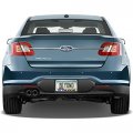 Ipick Image Made For Ford Taurus 3d Embossed Letters On Mirror Chrome Metal License Plate Frame