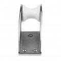 Anchor Rollers For Boats Marine Grade 316 Stainless Steel Bow Bracket Rubber Roller Suitable Fixed Silver