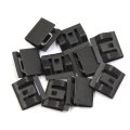10pcs Metal Retainer Car Console Dashboard Trim Clip 14mm X 13 8mm 