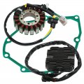 Stator Coil Regulator Rectifier Gasket Set Compatible With For Suzuki Gsx1300 B-king 2008-2010r Gsx1300 Hayabusa 1300 2008-2012