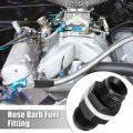 X Autohaux 10an Male Fuel Hose Fitting Adapter Bulkhead Cell Replacement Straight With Wrench Aluminum Black