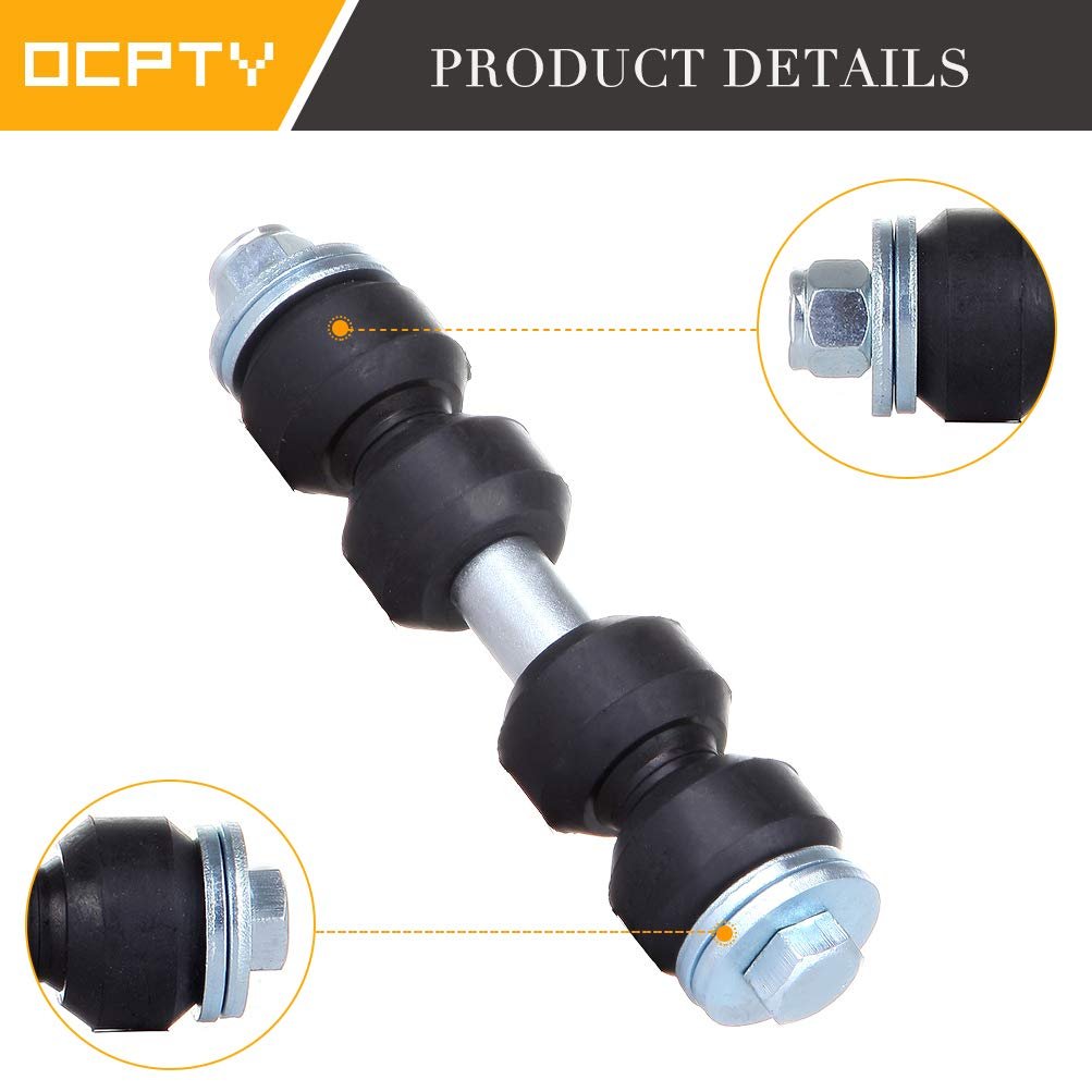 Front Sway Bar End Link Kit K7305 For 1995-1998 Dodge Neon 1991-2003 Ford Escort 1987-1999 Mercury Tracer 2 Piece Stabilizer