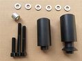 No Cut Frame Slider Crash Protector For 2006 2007 Yamaha Yzf R6 Yzfr6 Black