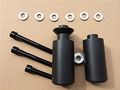 No Cut Frame Slider Crash Protector For 2006 2007 Yamaha Yzf R6 Yzfr6 Black
