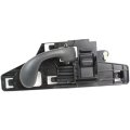 Interior Door Handle Pair For Chevy S10 1999 2000 2001 2002 2003 2004 Front Driver And Passenger Side Textured Black With Lock