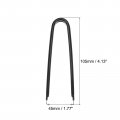 Uxcell Ic Puller Chip Extractor Stainless Steel With Insulated Vinyl Grip Black 5 Pack