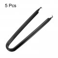 Uxcell Ic Puller Chip Extractor Stainless Steel With Insulated Vinyl Grip Black 5 Pack