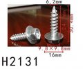 Autobahn88 Screw Washer Hood Front Fender Compatible With Toyota Lexus Scion Oem 9015960488 Pack Of 10