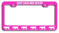 Keep Calm And Rescue Boerboel Dogs Pets Pn Metal License Plate Frame Tag Holder T67 