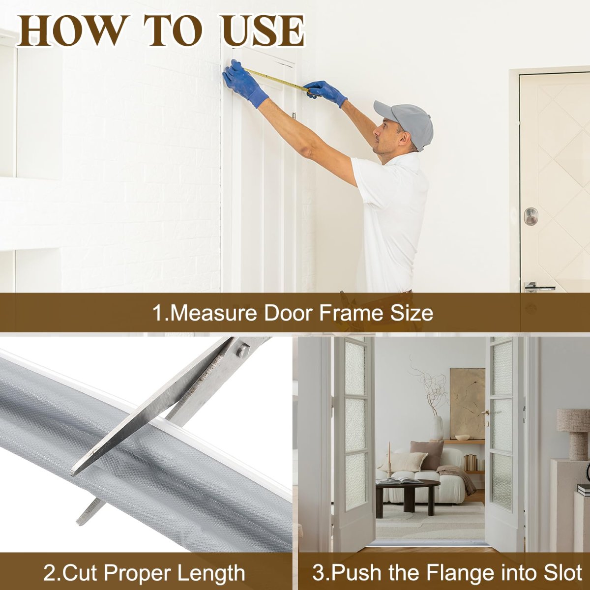 20ft Kerf Weather Stripping Door Seal V-shaped Strip Foam Soundproof Weatherstripping For Large Gap Insulation White Cover Grey