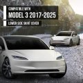 Side Skirt Lower Rocker Molding Cover Left Right For Tesla Model 3 2017-2022 1089831-00-d 1089830-00-d Black