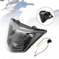 Topteng Front Headlight Cover Lens Headlamp Protector Clear For Yamaha Lc135-v1 Lc135 V1