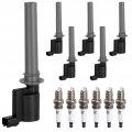Ignition Coil Pack And Spark Plug Kit For 3 0l V6 Ford Escape Mazda Tribute Taurus Mercury Mariner Montego Sable Fd502 Dg500