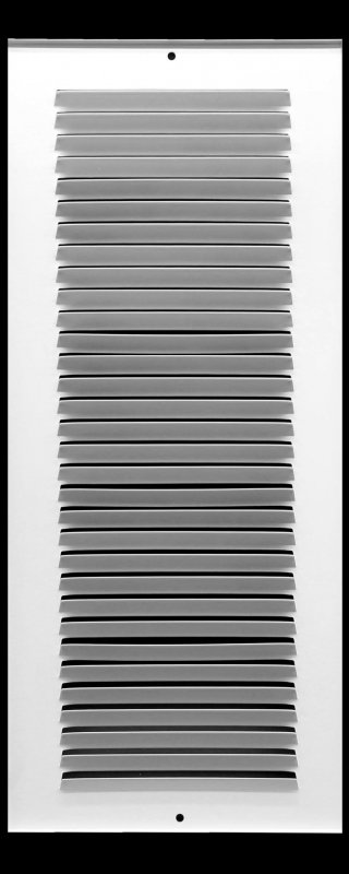 8 X 20 Return Air Grille Sidewall And Ceiling Hvac Vent Duct Cover Diffuser White Outer Dimensions 9 75w 21 75 H