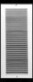 8 X 20 Return Air Grille Sidewall And Ceiling Hvac Vent Duct Cover Diffuser White Outer Dimensions 9 75w 21 75 H