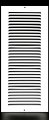 8 X 20 Return Air Grille Sidewall And Ceiling Hvac Vent Duct Cover Diffuser White Outer Dimensions 9 75w 21 75 H 