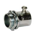 Morris Products 14884 Emt Set Screw Connector Steel 1-1 2 Trade Size 