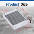 3 Rows Radiator Replacement For Bombardier Rally 200 2003 2006 And Can Am 175 2007 Polished Finish Direct