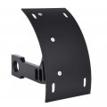 Focusatone Black Curved Swingarm Side Mount License Plate Tag Relocator Bracket For Zxr600 Zx6r Zx-7r Zx-9r Zx12r Zx14r 1998 