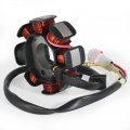 Glazed Black Porcelain Keyless Socket With 24 In Long Thin Wire Leads Medium Base 660 Watts 250 Volts Ul And Csa Listed 