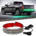 Xridonsen 60 Inch Truck Tailgate Green Emergency Lights Strip 360 Led Strobe Light Rear Window Flashing Warning Hazard Safety 