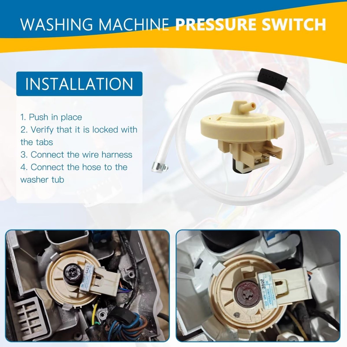 Version 6501ea1001c 6501ea1001r Washer Water Level Pressure Switch For Lg Electronics Ap5204365 Ebf62754506