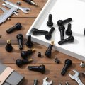 Tallew 200 Pieces Tr413 Valve Stems Tubeless Bulk Rubber Snap-in For 0 453 Inch Rim Holes Black Standard Length Replacement 