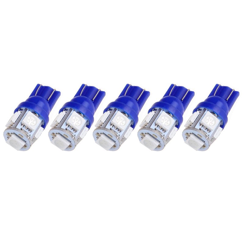 T10 194 168 Led Light Bulb 158 Dash Instrument Cluster Gauge Lamp 5pack Blue