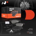A-premium Front Ceramic Disc Brake Pads Set Compatible With Select Audi And Volkswagen Models For Jetta 2005-2018 Golf Passat