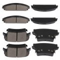 Ceramic Brakes Pads Ocpty Quick Stop Front Rear Brake Pad Fit For 2005-2019 Chrysler 300 2009-2017 Dodge Challenger 2006-2019