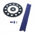 Kawasaki Klx450 R Kx450 F Blue Chain Sprocket Black 14 48 114l