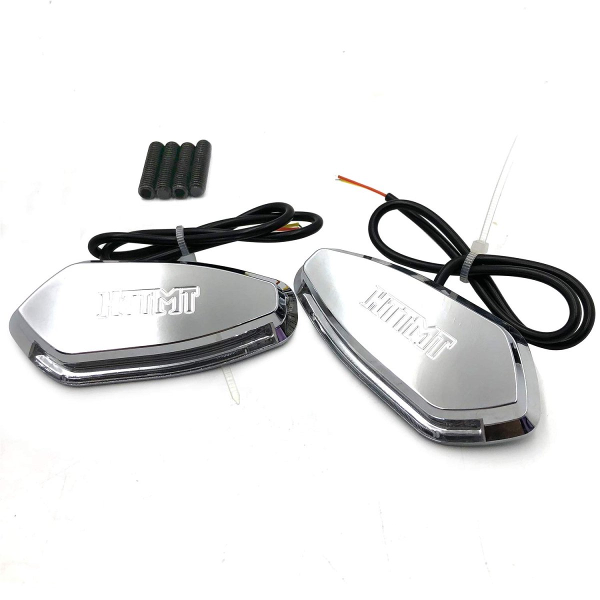 Smt- Httmt Led Signal Lighting Mirror Block Off Base Plate Chrome For 1999-2007 R6 Yzf-r6 Yzfr6 Billet Aluminum Made P N