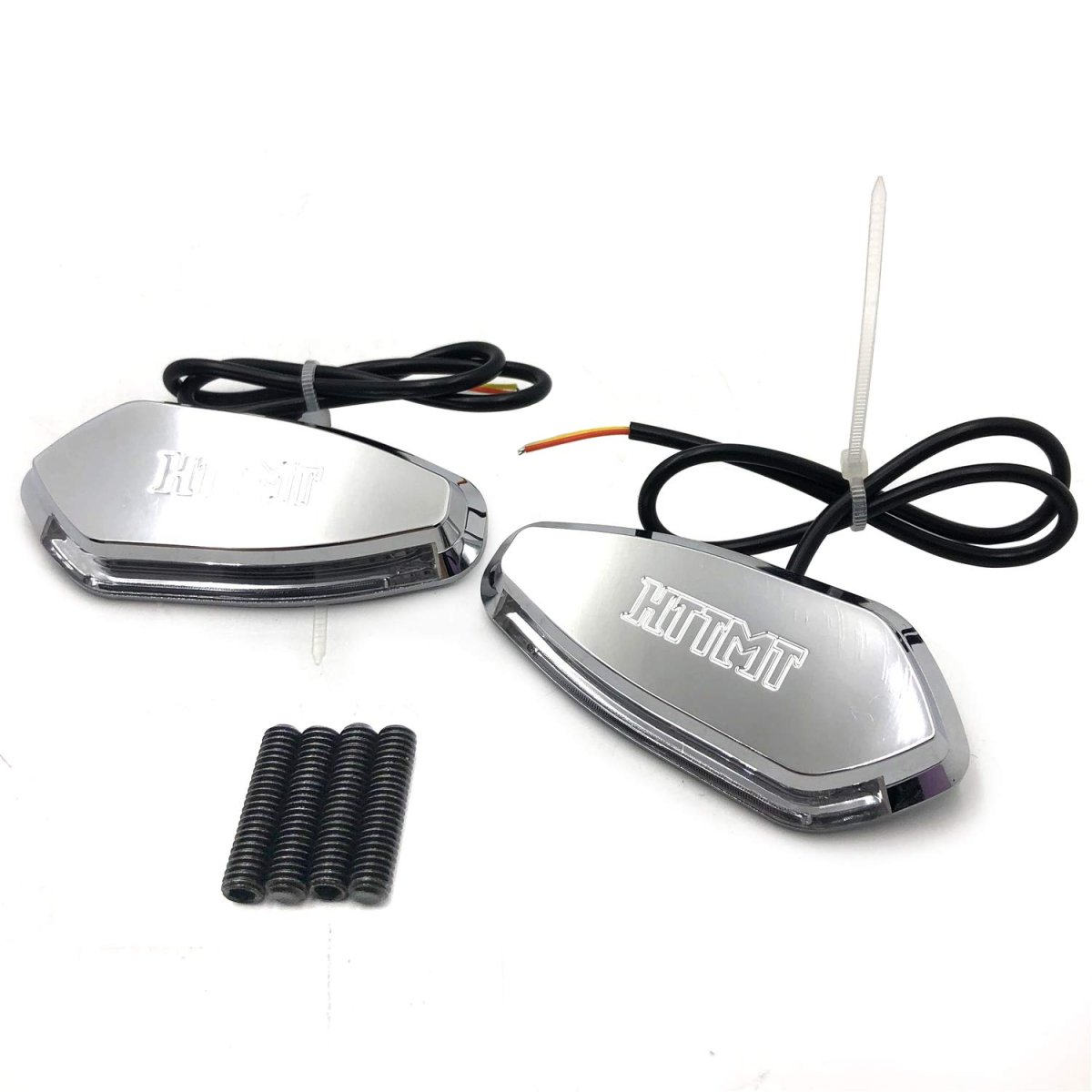 Smt- Httmt Led Signal Lighting Mirror Block Off Base Plate Chrome For 1999-2007 R6 Yzf-r6 Yzfr6 Billet Aluminum Made P N